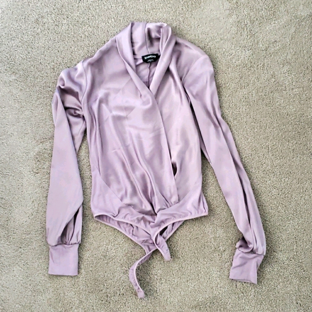 Bebe lavender body suit
